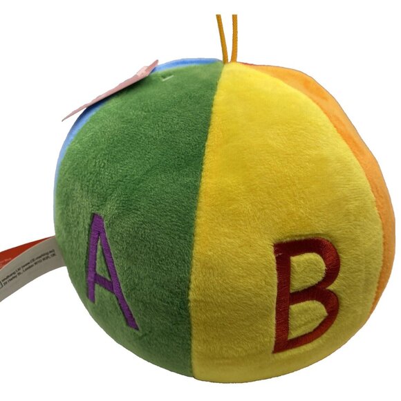 Gitzy Infant Soft Plush Round Ball Baby's First Toy Rattle Colorful 6” - Picture 12 of 14